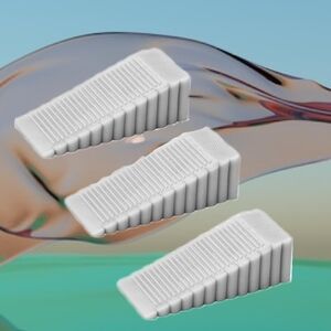 👣4/$20.  Windproof Silicone Door Stoppers. 3 pcs NWT